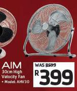 Aim 30cm High Velocity Fan AHV30