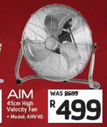 Aim 45cm High Velocity Fan AHV40