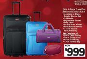 Elite 4-Piece Travel Set Assorted Colours-Each