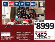 Hisense 55" /140cm UHD Smart LED TV 55N3000UW
