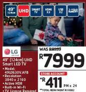 LG 49"/ 124cm UHD Smart LED TV 49U1630VAFB
