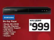 Samsung Blu-Ray Player BD-J4500