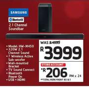 Samsung 2.1 Channel Soundbar HW-M450