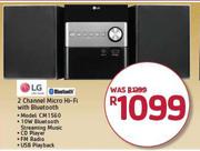 LG 2 Channel Micro Hi-Fi With Bluetooth CM1560