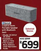 Creative Nuno Portable Speaker With Bluetooth OC3052/OC3050-Each