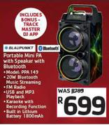 Blaupunkt Portable Mini PA With Speaker With Bluetooth PPA149