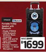 Polaroid Portable Trolley Speaker With Bluetooth PTB908