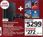 PS4 500GB And Game Bundle