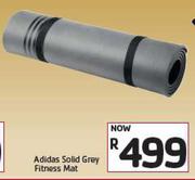 Adidas Solid Grey Fitness Mat