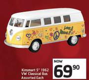 Kinsmart 5" 1962 VW Classical Bus Assorted-Each