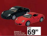 Kinsmart 5" Porsche Die Cast Cars Assorted-Each