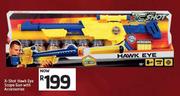 X-Shot Hawk Eye Scope Gun With Accessories