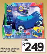 PJ Masks Vehicles Assorted-Each