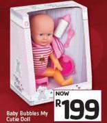 Baby Bubbles My Cutie Doll