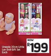 Uneeda 30cm Little Luv Doll Gift Set-Each