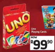 Uno Playing Cards