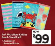 PnP Microfibre Kiddies Beach Towel-Each