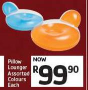 Pillow Lounger Assorted Colours-Each