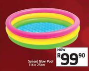 Sunset Glow Pool-114 x 25cm