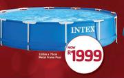 Intex 3.66m x 76cm Metal Frame Pool