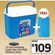 Hardbody 10Ltr Cooler Box With Free 400ml Ice Brick