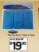 Flat Ice Brick 3 Pack-110ml