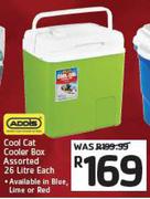 Addis Cool Cat Cooler Box Assorted-26Ltr Each