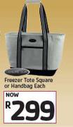 Freezer Tote Square Or Handbag-Each