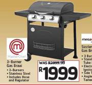 Master Chef 3 Burner Gas Braai