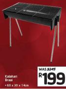 Kalahari Braai-60 x 30 x 14cm