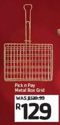 Pick n Pay Metal Box Grid