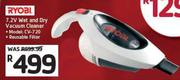 Ryobi 7.2V Wet & Dry Vacuum Cleaner CV-720