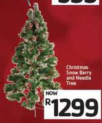 Christmas Snow Berry & Needle Tree