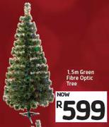 1.5m Green Fibre Optic Tree