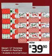 Glenart 12" Christmas Crackers 6 Pack-Each