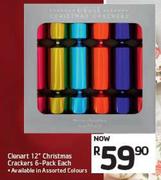 Clenart 12" Christmas Crackers 6 Pack-Each