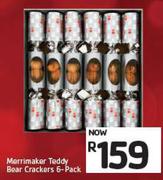Merrimaker Teddy Bear Crackers 6 Pack
