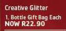 Creative Glitter Bottle Gift Bag-Each