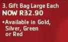 Creative Glitter Gift Bag Large-Each