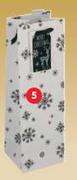 Creative Silver Lining Bottle Gift Bag