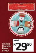 Creative Character Plates 8 Pack