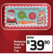 Melamine Treat For Santa Tray