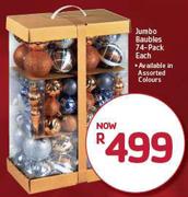 Jumbo Baubles 74 Pack-Each