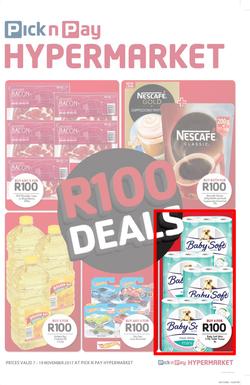 Pick n Pay Hyper : R100 Deals (07 Nov - 19 Nov 2017), page 1