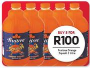 Fruitree Orange Squash-5 x 2ltr