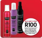 PerfectTouch Volume & Lift, Curl Defining, HeatDefence, Hairspray Firm Hold, FreezingGel Mousse-For2