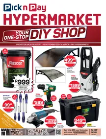 Pick n Pay Hypermarket : Your One-Stop DIY Shop (19 August - 15 September 2024)