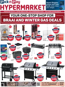 Pick n Pay Hypermarket : Braai And Winter Gas Deals (12 May - 25 May 2025)