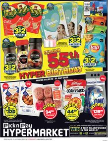 Pick n Pay Hypermarket Western Cape : It's Our 55th Hyper Birthday (25 July - 31 July 2022)