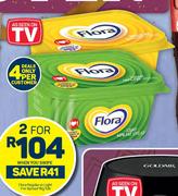 Flora Regular Or Light Fat Spread Tub-For 2 x 1kg